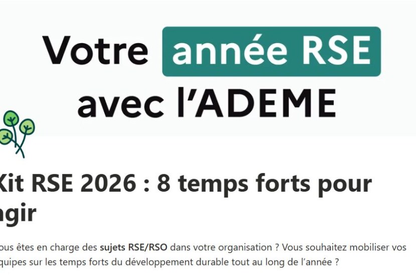 Le kit RSE de l’ADEME : un outil concret pour mobiliser vos équipes toute l’année